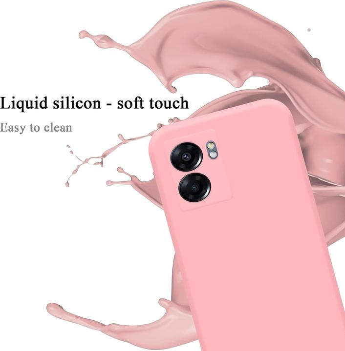 Image du produit Cadorabo TPU Liquid Silicone Case Housse pour Oppo A57 5G / A77 5G / Realme V23 (Realme V23 5G, Oppo A57 5G, Oppo A77 5G)
