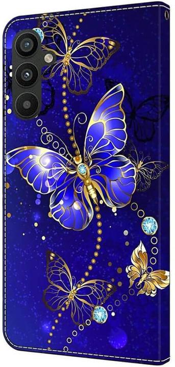 Immagine prodotto Cover-Discount Galaxy A15 - Custodia cover effetto 3D Butterfly blu (Samsung Galaxy A15)