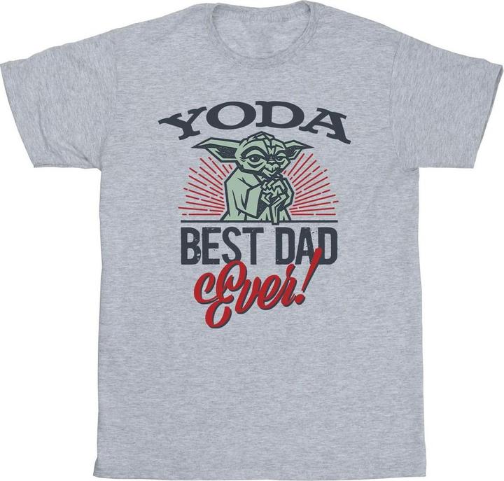 Actual product image Star Wars Mens Mandalorian Yoda Dad T-Shirt (4XL)
