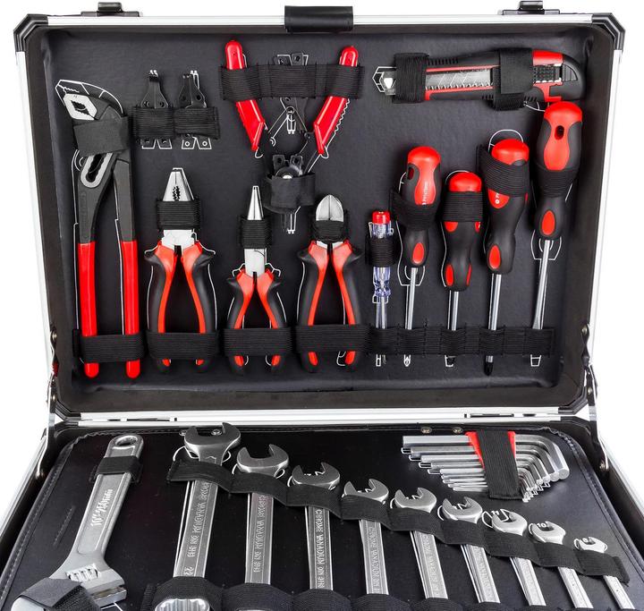 Actual product image Dema Aluminium tool box with tools 176 pcs. (176 pieces)