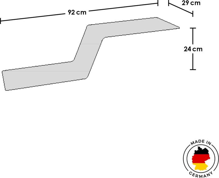 Produktbild LucyBalu WAVE Katzenstufe XXL (24 cm, Weiss - Sand)
