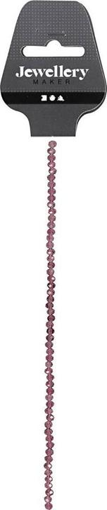 Actual product image Creativ Company Faceted beads purple, 45 pieces.
