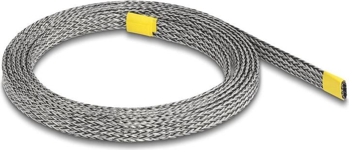 Actual product image Delock Braided sleeving for EMI shielding, expandable 2 m x 10 mm (Cable conduit, 200 cm)