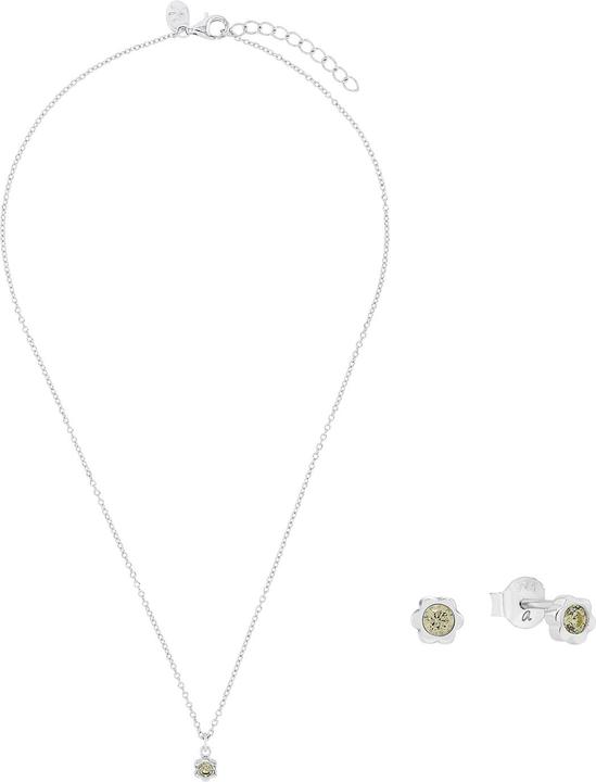 Immagine prodotto Prinzessin Lillifee Multisets für Mädchen, 925 Sterling Silber, Zirkonia synth. | Geburtsstein (Argento 925)