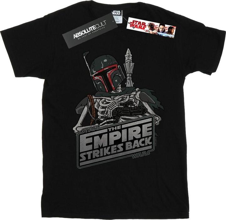 Actual product image Star Wars Mens Boba Fett Skeleton T-Shirt (XXL)