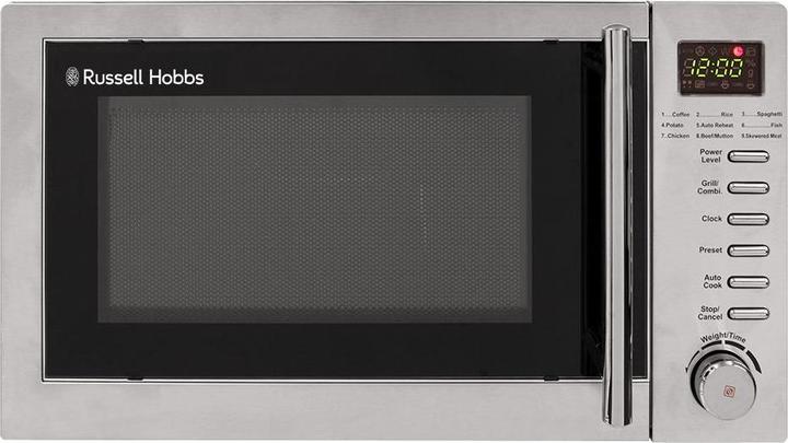 Immagine prodotto Russell Hobbs RHM2031 – 20-Liter-Digitale Mikrowelle mit Grill, Edelstahl (Spina CH, 20 l)