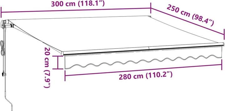 Produktbild VidaXL Lado (3 m)