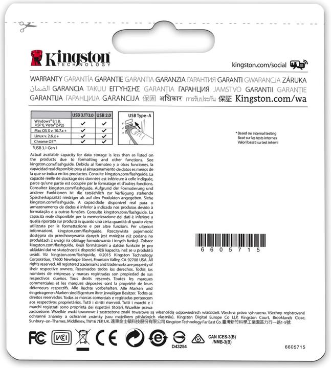 Actual product image Kingston DataTraveler Micro (32 GB)