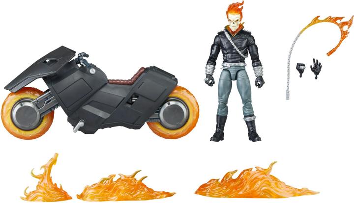 Image du produit Hasbro Marvel 85th Anniversary Marvel Legends Figurine avec véhicule Ghost Rider 15 cm