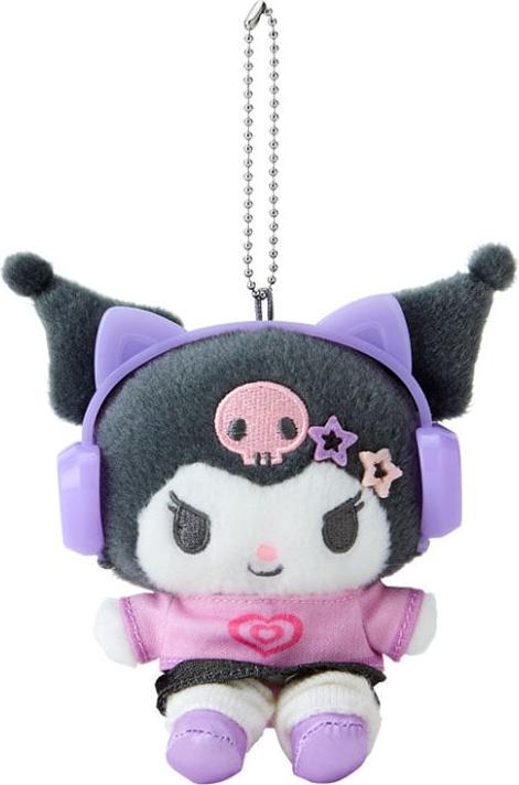Actual product image Sanrio Kuromi Mascot holder (Our Heisei pop design) - 13 cm (13 cm)