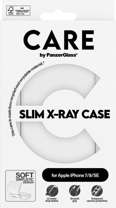 Actual product image PanzerGlass CARE by ® Fashionable Case Transparent X-Ray Soft Basic iPhone 7 | 8 | SE (Apple iPhone 8, Apple iPhone 7, Apple iPhone SE (3rd Gen), Apple iPhone SE (2nd Gen))