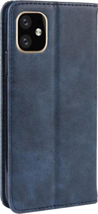 Actual product image Cover-Discount iPhone 12 / 12 Pro - Stand Flip Case Cover dark blue (Apple iPhone 12 Pro, Apple iPhone 12)