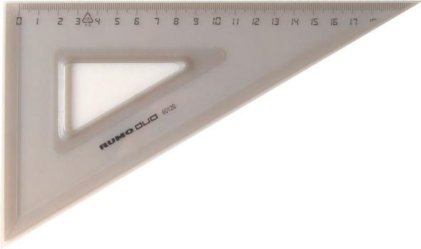 Produktbild Rumold Zeichendreieck 30/60 Grad 20 cm rauchgrau (200 mm)