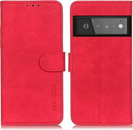 Productafbeelding Cover-Discount Google Pixel 6 Pro - Leren beschermhoes rood (Google Pixel 6 Pro)