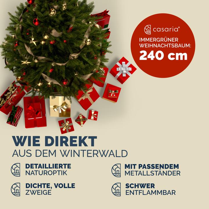 Actual product image Casaria Christmas tree (240 cm)