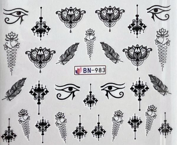 Produktbild Nagellack24 Nail Art Sticker Wassertransfer 983