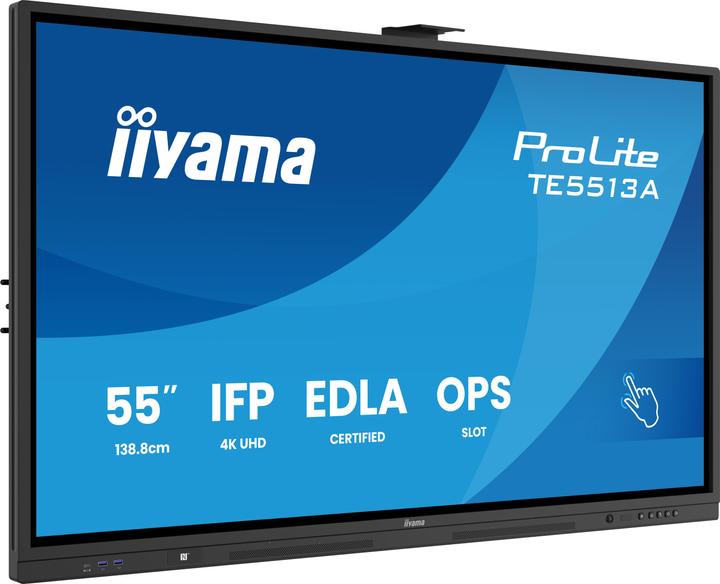 Produktbild iiyama 247.7cm(98") TE9813A-B1AG 16:9 Touch 2xHDMI+USB-C+DP (Speditionsversand) (3840 x 2160 Pixel, 97.50")