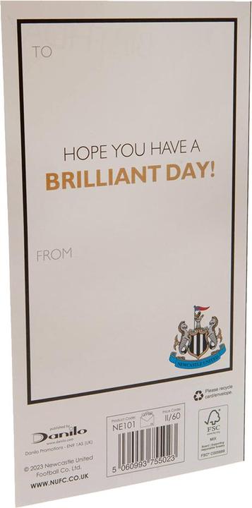 Produktbild Newcastle United FC Geburtstagskarte Karton (1 Stk.)