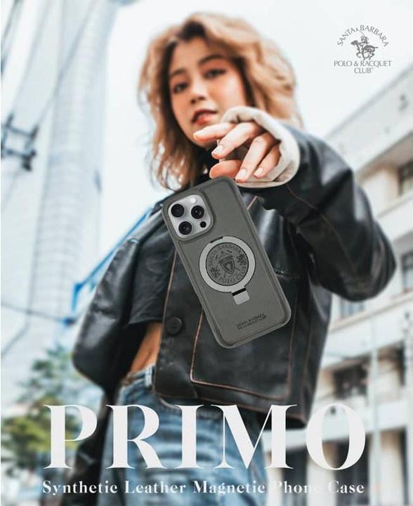 Produktbild RPD Apple iPhone 16 Pro - Santa Barbara Polo Primo - Premium Stand Case Hülle mit MagSafe, schwarz (Apple iPhone 16 Pro)