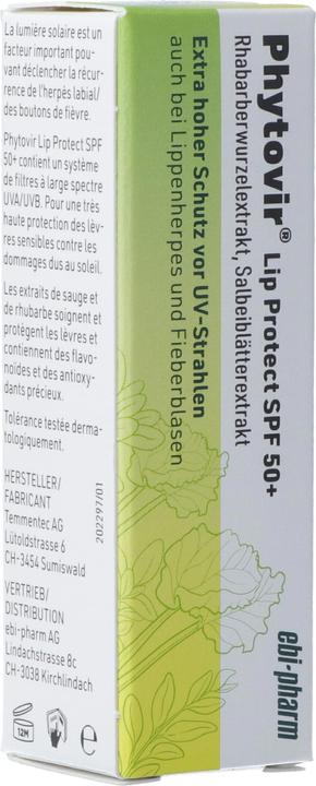 Produktbild Phytovir Lip Protect SPF50+ Stick (46.08 ml)