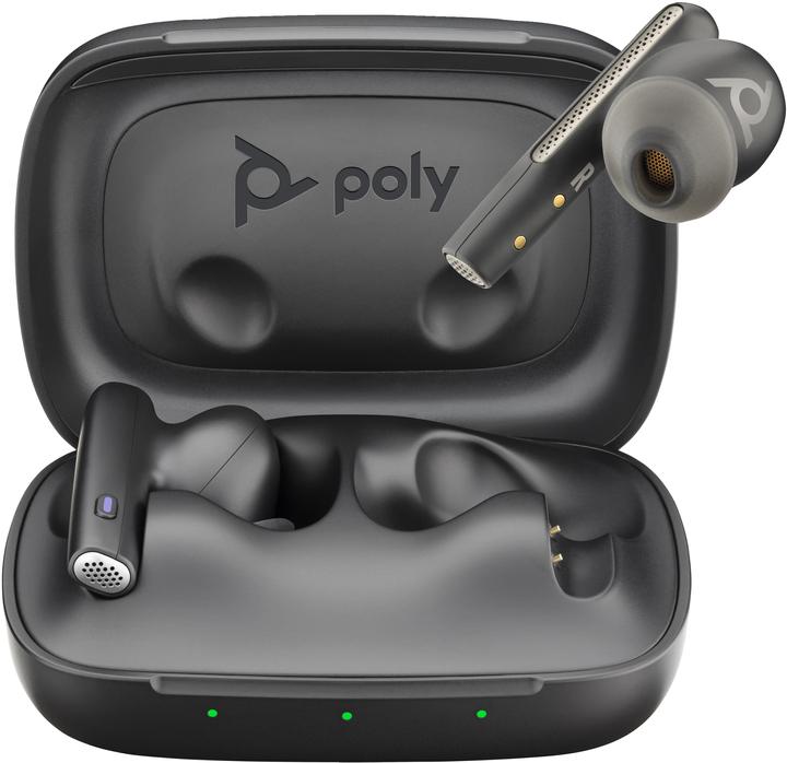 Produktbild Poly Voyager Free 60 UC M Carbon Black Earbuds (ANC, 24 h, Kabellos)