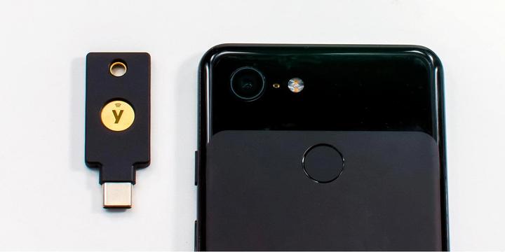Actual product image Yubico YubiKey 5C NFC