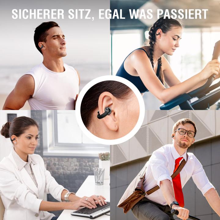 Actual product image 4smarts Open-Ear-Kopfhörer SkyBuds Clip Grau, Detailfarbe: Grau (NC, 28 h, Wireless)