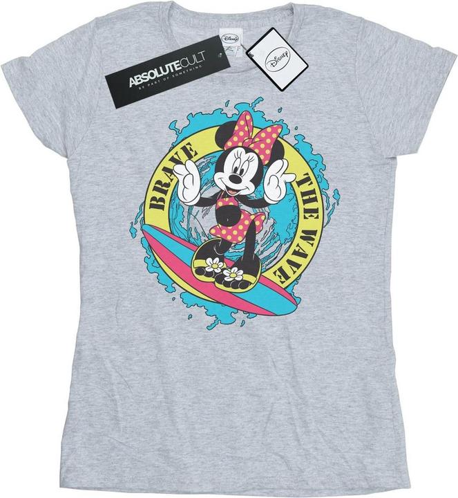 Immagine prodotto Disney Minnie Mouse Brave The Wave Maglietta Donna (XXL)