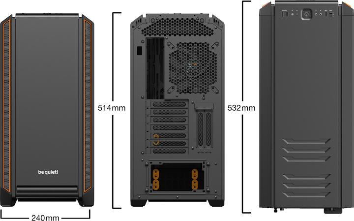 Produktbild be quiet! Silent Base 601 (ATX, mATX, Mini-ITX, E-ATX)