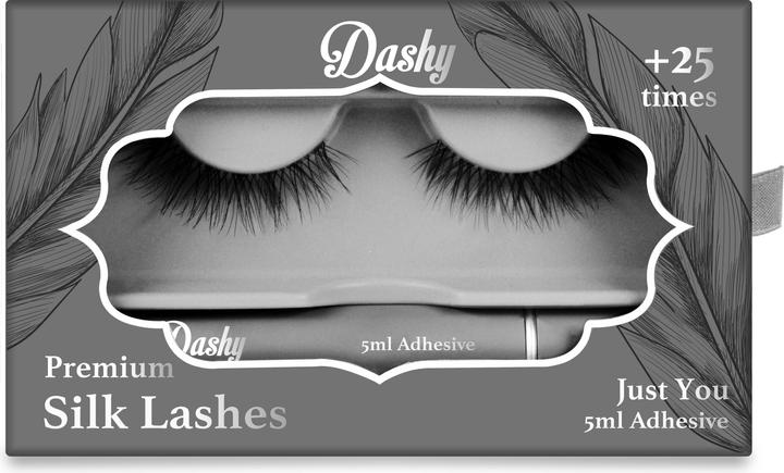 Produktbild Dashy Premium Silk Lashes + 5 ml Adhesive Just You (Künstliche Wimpern)