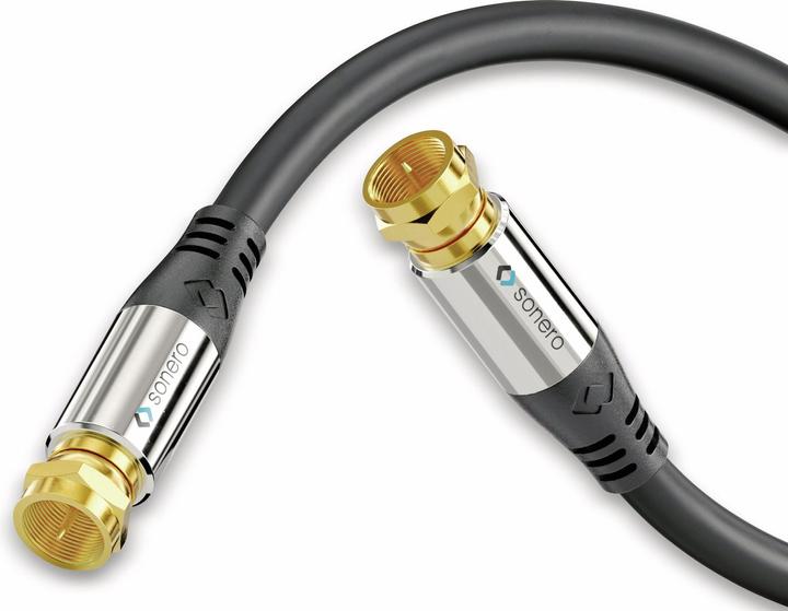 Immagine prodotto Purelink sonero® Cavo antenna satellitare Premium / Cavo coassiale, 7,50 m, nero (Cavi antenna)