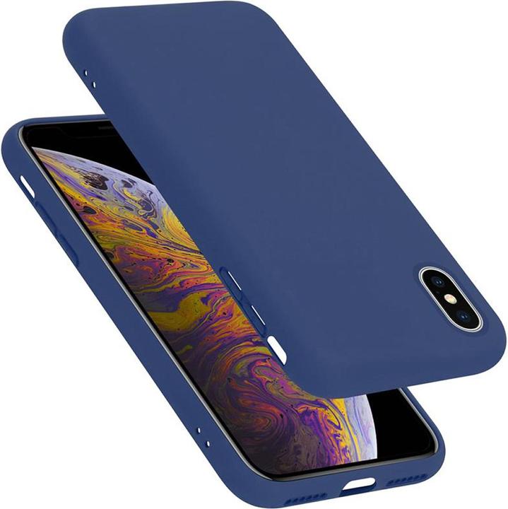 Actual product image Cadorabo TPU Liquid Silicone Case Cover (Apple iPhone X)