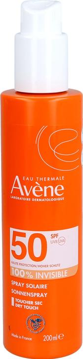 Produktbild Avène Sonnenspray LSF 50 für empfindliche Haut, 200 ml Lösung (Sonnenspray, SPF 50, 200 ml)