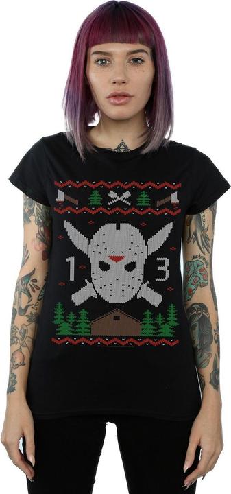 Image du produit Absolute Cult - T-shirt CHRISTMAS FAIR ISLE - Femme (XL)