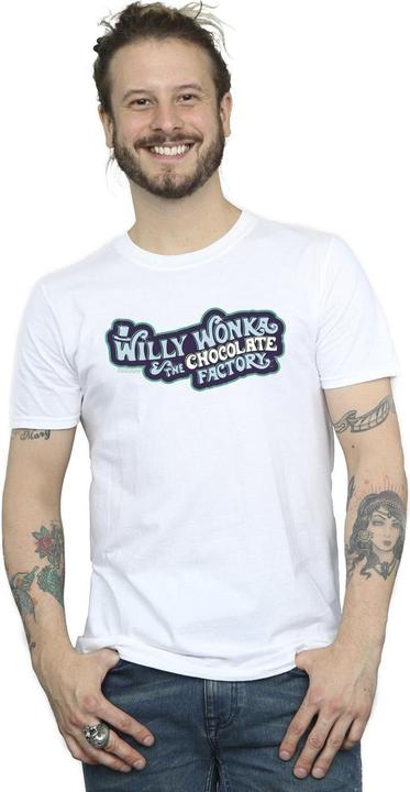 Produktbild Willy Wonka & the Chocolate Factory Chocolate Factory Logo TShirt (XXL)
