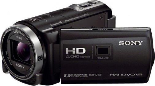 Sony HDR-PJ420VE, FullHD, projector, GPS, 30x WW- zoom (5.43 Mpx, 50p, 27 x)