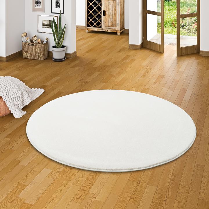Actual product image Snapstyle High pile luxury velour carpet Touch (Ø 160 cm)