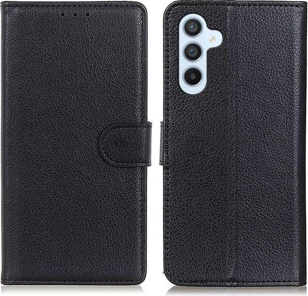Actual product image MU Classic Litchi Leather Bookcover Series (Samsung Galaxy A35)