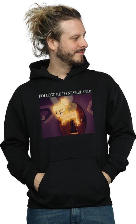 Actual product image Disney Mens Tinker Bell Follow Me Hoodie (XXL)