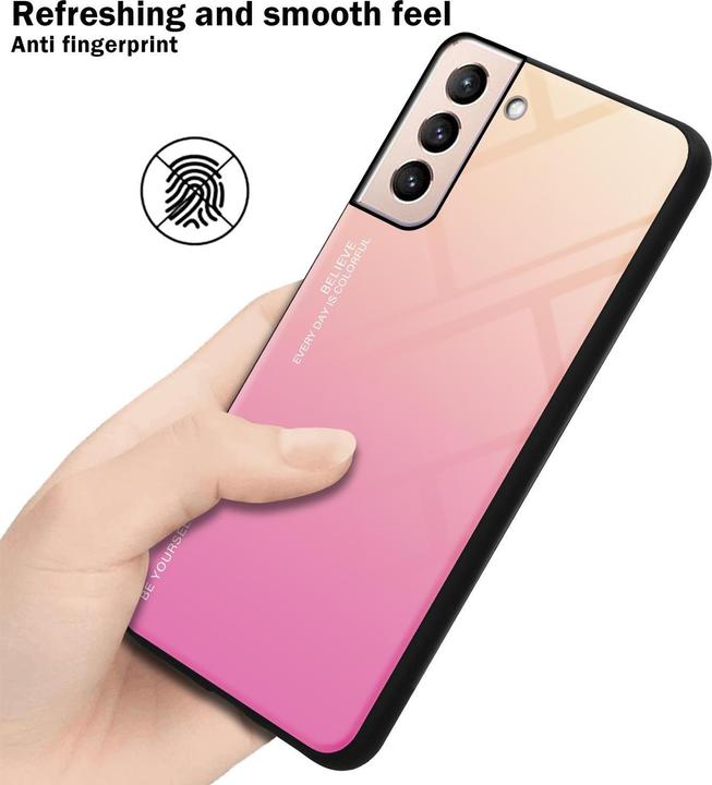 Actual product image Cadorabo TPU 2 colors glass cover (Samsung Galaxy S21+)