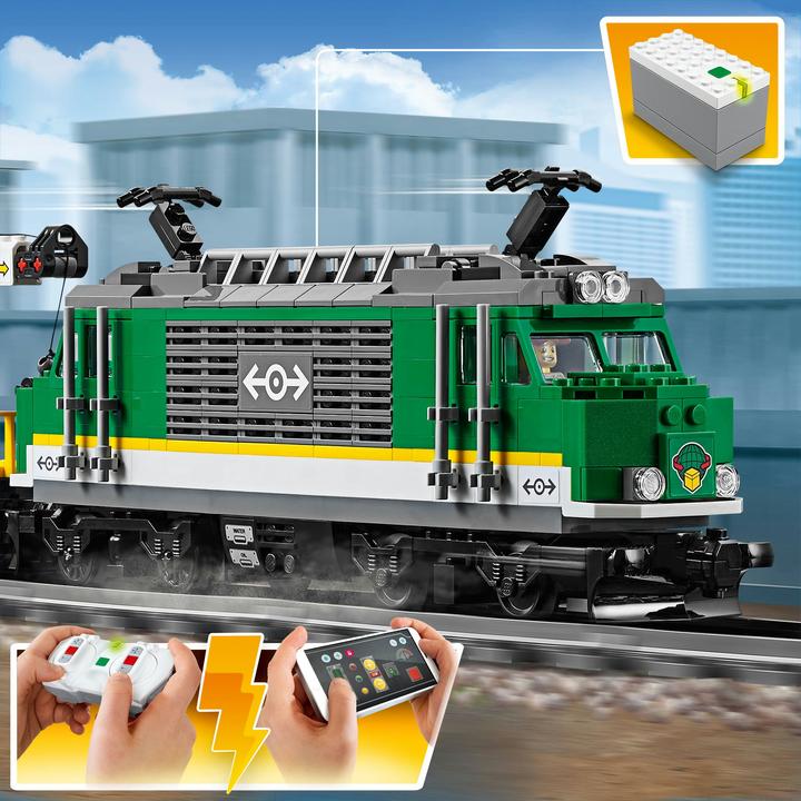 Actual product image LEGO Freight train (60198, LEGO Powered UP, LEGO City)
