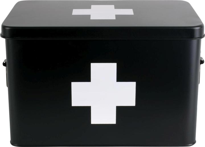 present time First aid cabinet large 31.5 x 21 cm, black matt