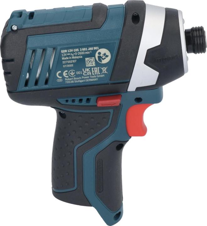 Produktbild Bosch Professional Bosch GDR 10,8 V-LI Akku Drehschlagschrauber 105Nm Solo ( 06019A6906 ) + L-Boxx - ohne Akku, ohne La (Akkubetrieb)