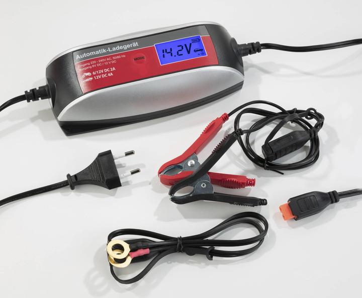 Actual product image HP Autozubehör Charger Smart (6V, 12V, 4 A)
