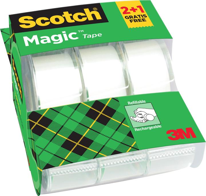 Image du produit Scotch Magic Tape 810 Caddy Pack (19mmx7,5m)