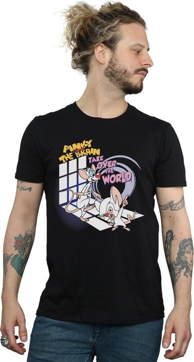 Image du produit Universal Textiles Mens Pinky And The Brain Take Over The World T-Shirt (4XL)