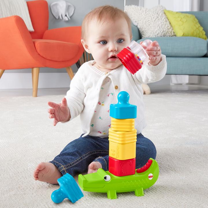 Produktbild Fisher-Price Stapelspass Kroko-Turm
