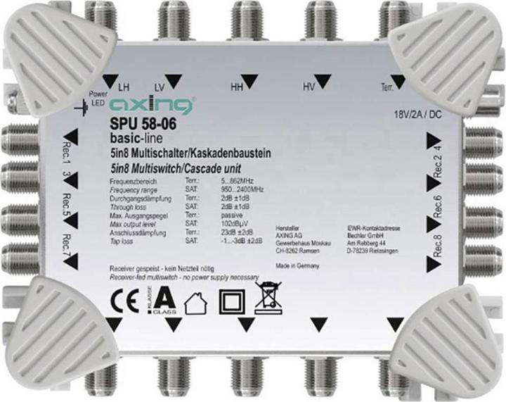 Produktbild Axing SPU 58-06 (Multischalter)