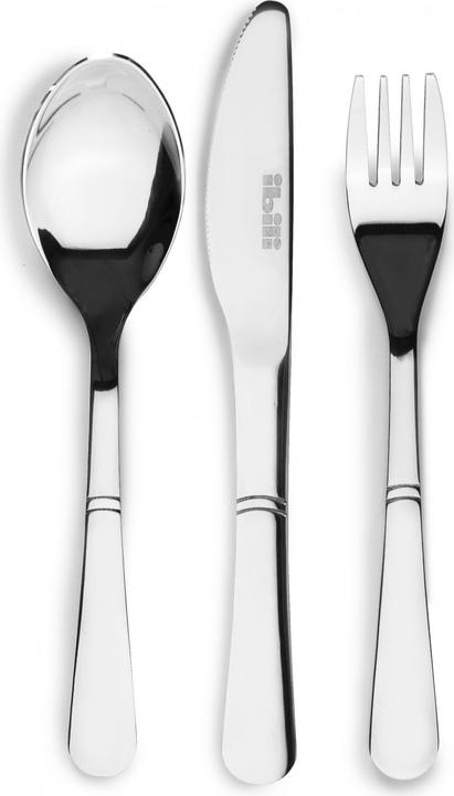 Image du produit Ibili Set de couverts avec étui Acier inoxydable Set de couverts pratique pour les déplacements avec étui