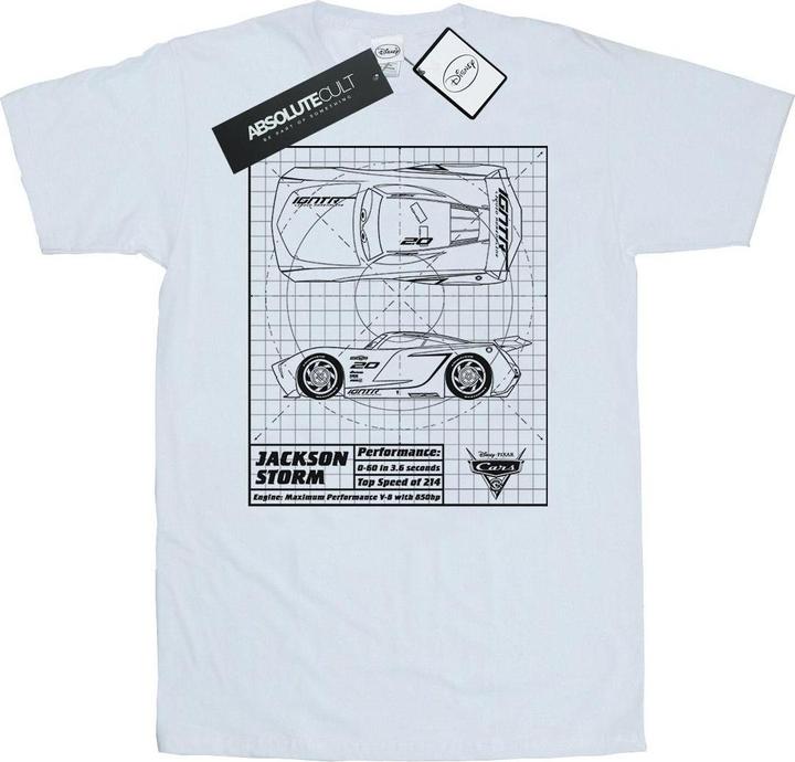 Produktbild Disney Cars Jackson Storm Blueprint TShirt (M)